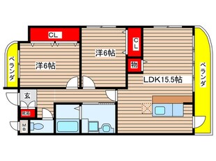 ロイヤルコンフォートの物件間取画像